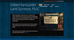 Desktop Screenshot of gvglandsurveyors.com