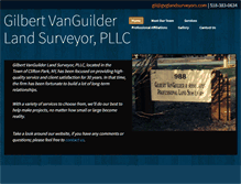 Tablet Screenshot of gvglandsurveyors.com